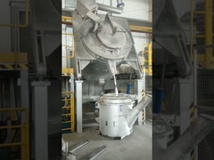 Four à basculement électrique de fonderie 980C 600KG à mazout LPG Couche d'isolation