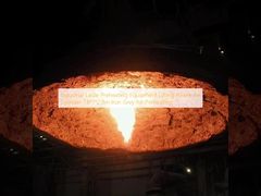 Équipement de préchauffage industriel à cuillère puissance de levage Bouteille d'air 1,6*1*2,8 m Gris fer pour préchauffage