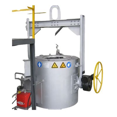 Forneau de fusion d'aluminium avancé avec temps de fusion personnalisé et système de contrôle PLC