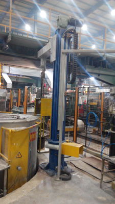 Machine de dégazage en aluminium 380V 50Hz avec une durée de vie durable du revêtement de la rigole de 18 mois et un affinage à l'azote ou à l'argon de haute pureté