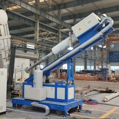 Injecteur de flux rotatif avec contrôle de la pression d'injection par servomoteur, vitesse de 0 à 300 mm/s et pression de 25 MPa pour le raffinage de l'aluminium