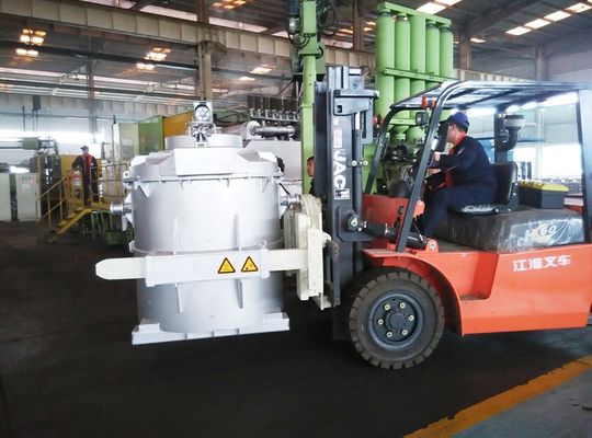 Durée de vie de 24 mois des poches de transfert d'aluminium en fusion pour applications à haute température