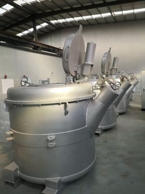 Poches de transfert d'aluminium en fusion avec poignée en acier pour un transfert précis et sûr