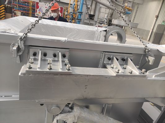 Unité de dégazage rotative en ligne de type boîte avec une vitesse de rotation de 100 tr/min, une plage de température ambiante à 80 °C et un démontage facile pour le nettoyage et la maintenance