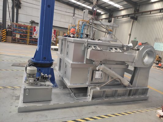 Améliorer l'efficacité de la coulée avec une unité de dégazage rotative en ligne - Pression de l'eau de refroidissement 0,2-0,4 MPa