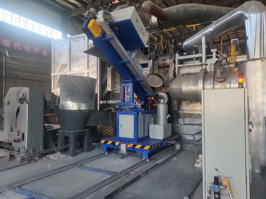 Injecteur de flux rotatif avec débit de 15 litres par minute, unité d'injection rotative et système de contrôle PLC pour une haute efficacité