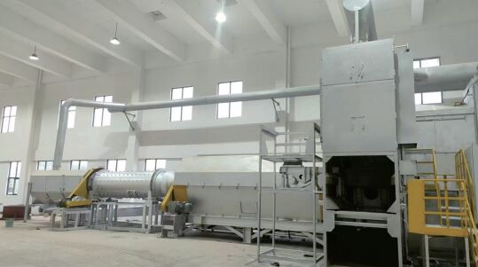 Équipement automatique de traitement des scories d'aluminium avec système de contrôle PLC pour une efficacité de récupération élevée et un encombrement réduit