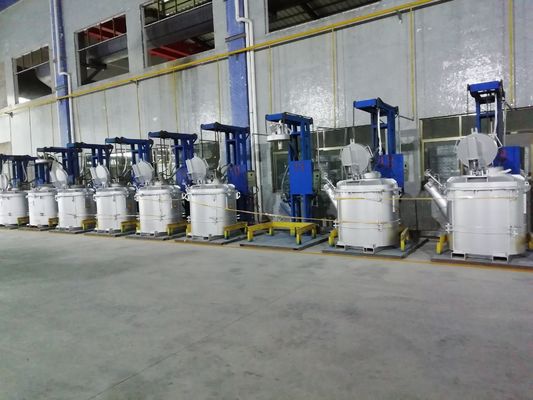 Les poches en aluminium fondues de transfert de fonderie de chariot élévateur de la théière 1200KG avec versent le bec