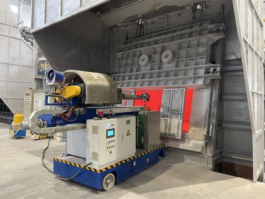 Dispositif jaillissant rotatoire de l'injecteur HDR-2 pour le processus en aluminium fondu de décarburation de four