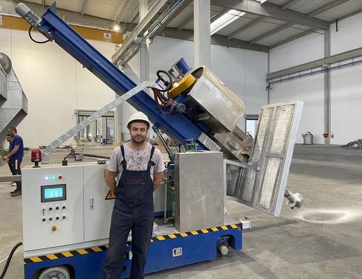 Dispositif jaillissant rotatoire de l'injecteur HDR-2 pour le processus en aluminium fondu de décarburation de four