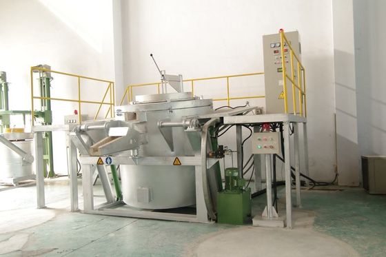 Shell Induction Melting Furnace en aluminium 1 Ton With Electric Induction Heating