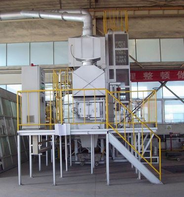 1 four de fonte de Ton Gas Fired Aluminum Scrap avec 4000 kilowatts Shell en aluminium