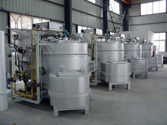 1 four de fonte de Ton Gas Fired Aluminum Scrap avec 4000 kilowatts Shell en aluminium