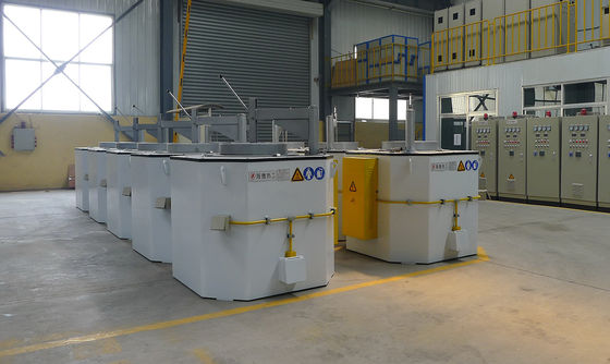 Fonte de moulage de matrice de fer de 1 tonne de fonte en métal à mazout en aluminium en acier de four