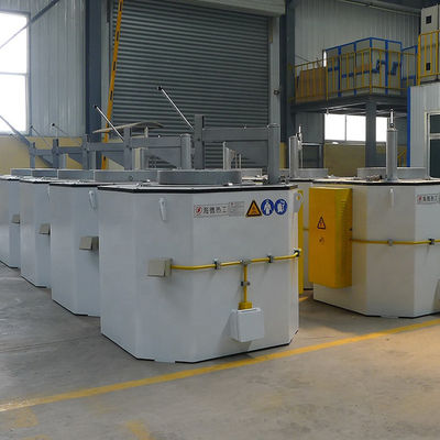 le four de fonte 15T rectangulaire +10% 2 a évalué la quantité de versement liquide en aluminium
