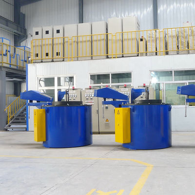 le four de fonte 15T rectangulaire +10% 2 a évalué la quantité de versement liquide en aluminium