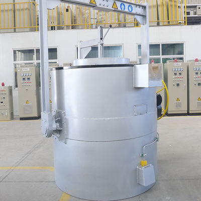 l'air en aluminium électrique de four de fonte de 100kg 250kg 500kg 1T IGBT s'est refroidi