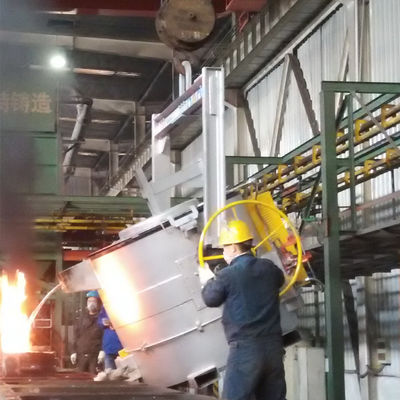 Forneau de fusion d'aluminium de haute précision avec une précision de contrôle de température de ± 1 °C et un système de contrôle PLC