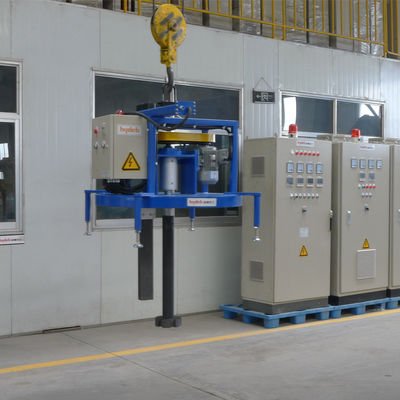 Dégazeur rotatoire de type actionné par servo de rendement élevé pour l'aluminium fondu