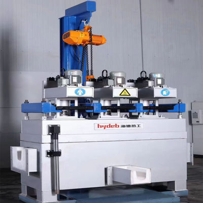 Dégazeur rotatif en ligne de type laverie de retour pour l'aluminium fondu