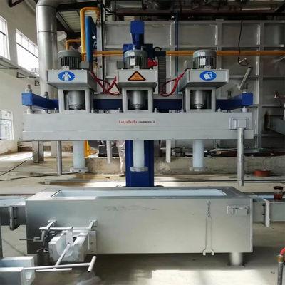 Dégazeur rotatif en ligne de type laverie de retour pour l'aluminium fondu