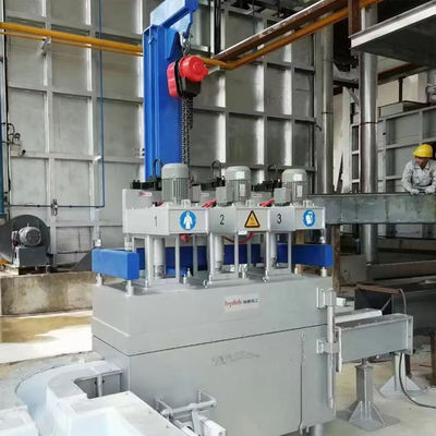 Machine de dégazage d'aluminium à 3 phases avec une fréquence de 50 Hz et un niveau de liquide de travail ≥ 250