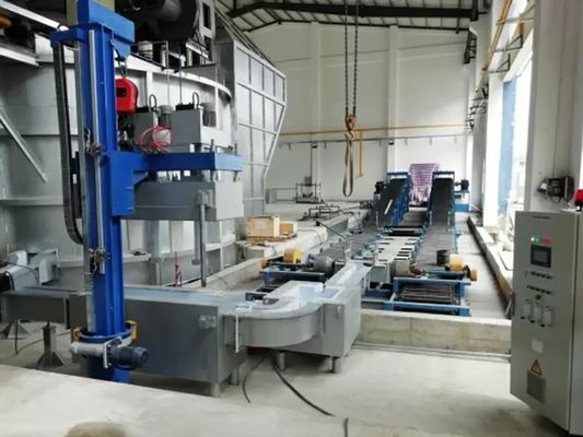 25 t/h Volume maximal de traitement des liquides Machine de dégazage d'aluminium à 3 phases et 0 ‰ 99 min de temps de raffinage