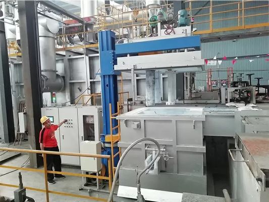25 t/h Volume maximal de traitement des liquides Machine de dégazage d'aluminium à 3 phases et 0 ‰ 99 min de temps de raffinage