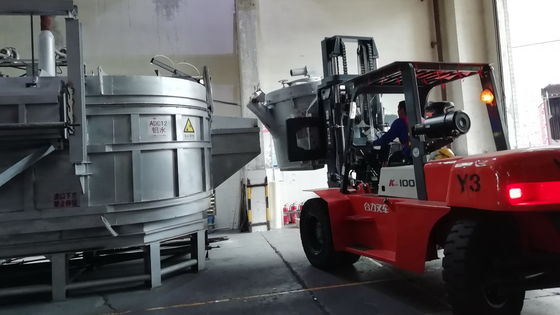 Capacité personnalisable Kg 500 ¥ 3000 Cuillères de transfert en aluminium fondu pour la production d'aluminium