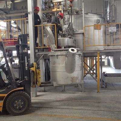 Type de chariot élévateur en aluminium liquide continu résistant à la chaleur