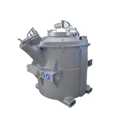 Capacité de 1000 kg Les cuillers de transfert en aluminium fondu pour une augmentation de la température de surface basse