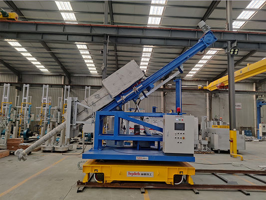 Injecteur de flux rotatif avec contrôle de la pression d'injection par servomoteur, vitesse de 0 à 300 mm/s et pression de 25 MPa pour le raffinage de l'aluminium