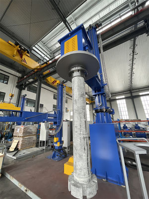 Rotor et arbre de dégazage de graphite à haute pureté de raffinage avec 3000 kg de poids total de la machine ≥ 99,996% Pureté du gaz raffiné