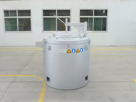 Forneau de fusion d'aluminium à température personnalisée avec méthode de refroidissement par refroidissement par air