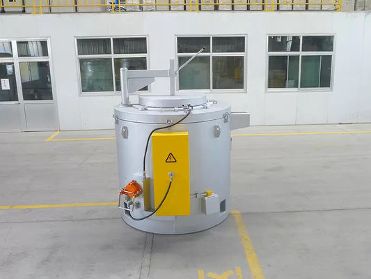 Forneau de fusion d'aluminium à température personnalisée avec méthode de refroidissement par refroidissement par air
