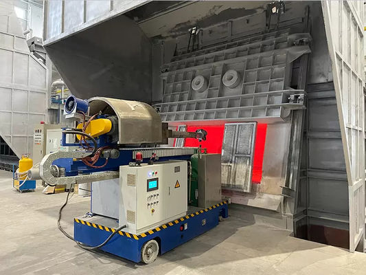 Machine réglable de dégazage pour le raffinage de l'aluminium avec pression de gaz raffiné de 0,1 à 0,6 MPa et taille de particules mm ≤ 5
