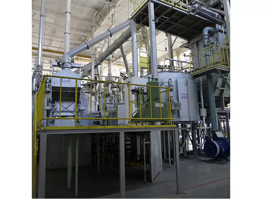 Unité de dégazage rotatif de 600 kg pour le raffinage du flux Taille de particules ≤ 5 mm Et quantité de pulvérisation de poudre de flux raffiné 0 ≈ 350 g/min