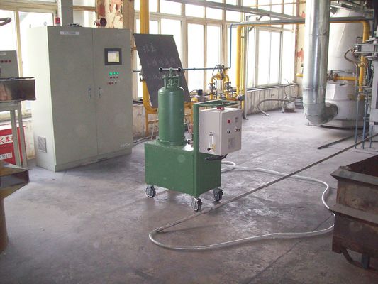 Unité de dégazage rotatif de 600 kg pour le raffinage du flux Taille de particules ≤ 5 mm Et quantité de pulvérisation de poudre de flux raffiné 0 ≈ 350 g/min