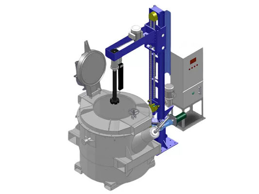 Améliorer la production d'aluminium avec une machine de dégazage d'aluminium à 4 rotors 0-600 R/min Vitesse du rotor de graphite et O2ppm≤5