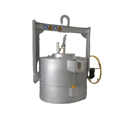 Forneau de fusion d'aluminium AC220V/380V avec consommation d'énergie et temps de fusion personnalisés