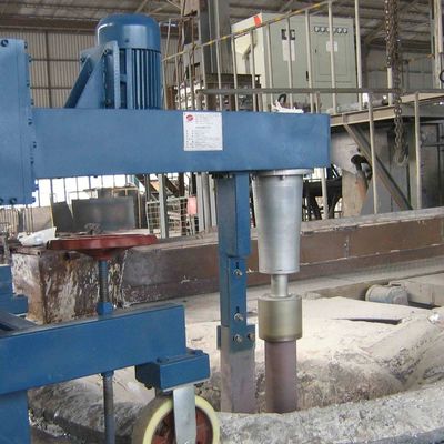 Machine de dégazage de raffinage d'aluminium de type mobile pour câbles électriques de diamètre ≥ 2,5 mm2