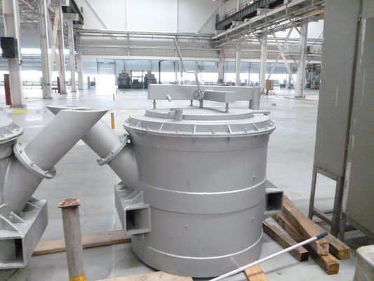 La température des cuillers de transfert en aluminium fondu avec une plage de température personnalisée et une surface lisse