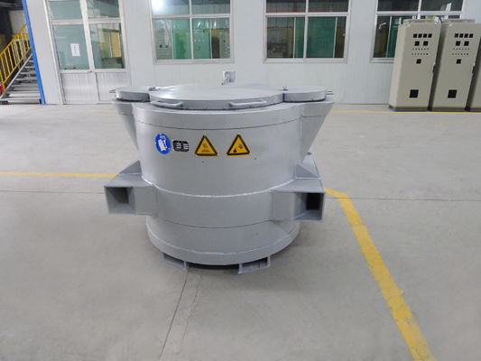 Machine de dégazage d'aluminium à alimentation électrique à trois phases et à quatre fils pour le flux de raffinage fin Taille de particules ≤ 5 mm