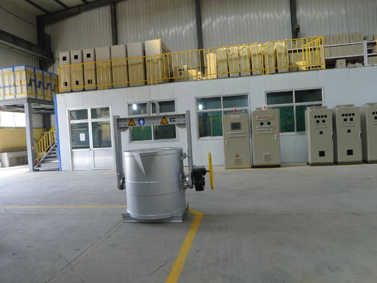 Transfert de l'aluminium fondu facilité avec des cuillers de transfert d'aluminium fondu Couvercle inclus Hausse de la température de surface ≤50