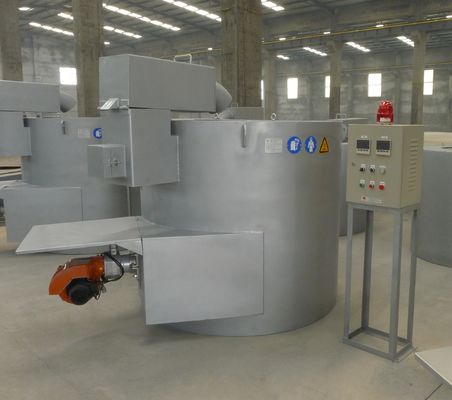 Chauffage à fonderie en aluminium à fréquence de 50 Hz avec débit maximal de 35 M3/h