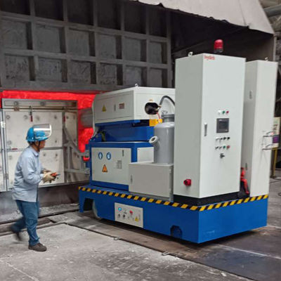 3kW Puissance totale Machine de dégazage de raffinage d'aluminium Pressure réglable de gaz raffiné MPa 0,1-0,6 Personnalisable
