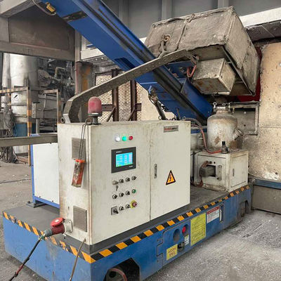 Injecteur de flux rotatif de gaz de raffinage d'azote de haute pureté avec une granularité de flux ≤ 5 mm soulevé par grue