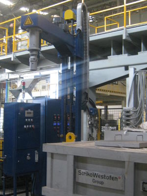 Matériau de l'arbre de graphite Unité de dégazage rotative avec alimentation électrique à trois phases à quatre fils Vitesse de rotation de 100 à 500 tr/min