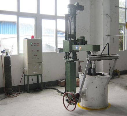 Machine de dégazage d'aluminium fondu personnalisée avec pression de gaz raffiné réglable MPa et taille de particules de flux ≤5 mm