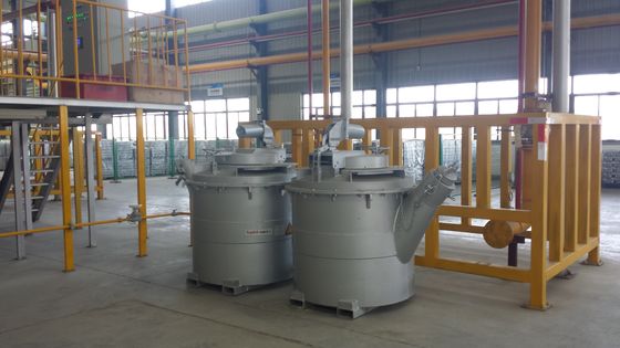 Capacités de transfert en aluminium fondu de 1000 kg pour un transfert en douceur et en rapidité